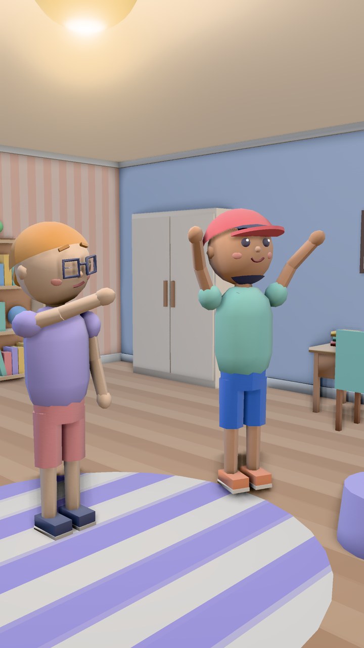 O quarto no estilo massinha