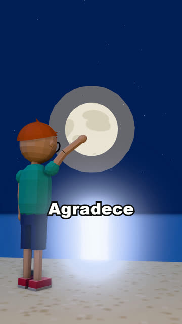 Cena do vídeo da Lua